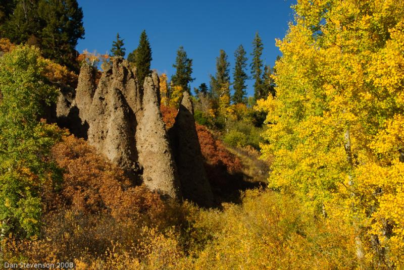 Colorado Fall Colors-4881 - Hoodoos ©2008 Dan Stevenson